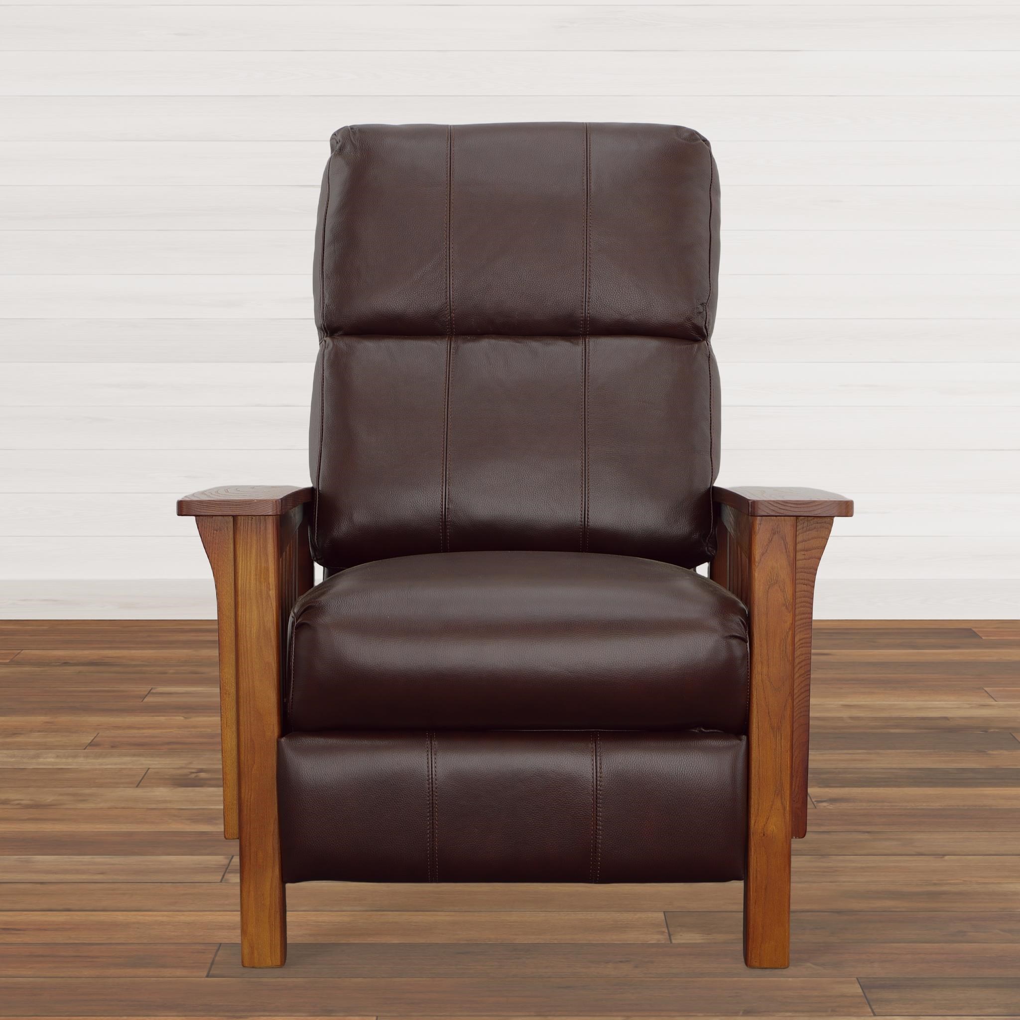 Mission recliner chair leather 2025